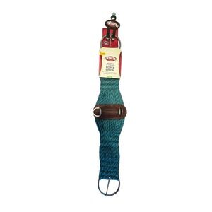 Weaver Teal & Brown Woven 30 Inch Roper Cinch